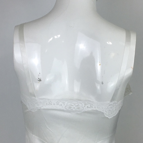 Vintage White Full Slip dress FRENCH MAID - Picture 6 of 16